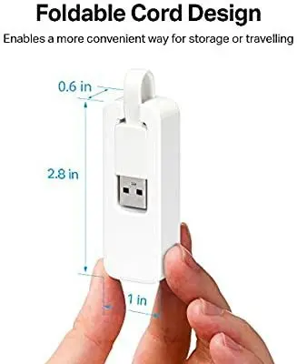 TP-Link UE300 USB 3.0 to Gigabit Ethernet Adapter, Foldable photo 5