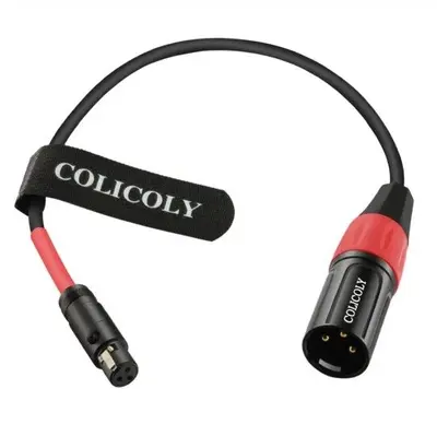 Colicoly 3-Pin Mini XLR (TA3F) Female to XLR Male Cable photo 2