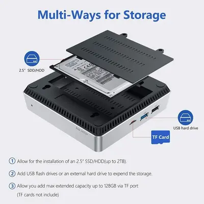 ACEPC T11 Mini PC, Atom x5-Z8350, 4GB DDR3/32GB eMMC, Windows 10 photo 6