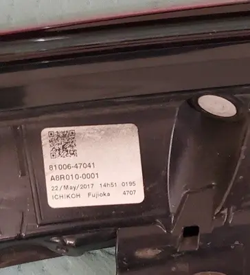 Toyota Prius Prime High-Mount Stop Lamp Set 81006-47041 photo 2
