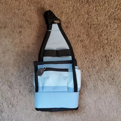 Tote-Ally Cool On-The-Go Craft Tote, Blue and Black photo 3