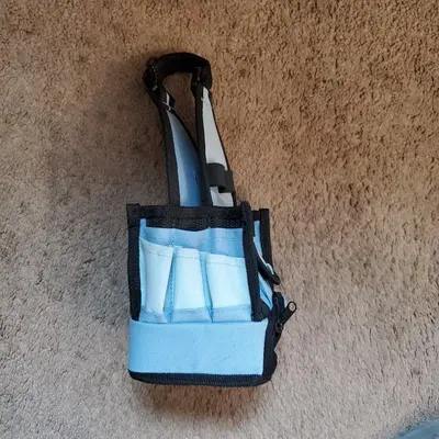 Tote-Ally Cool On-The-Go Craft Tote, Blue and Black photo 2