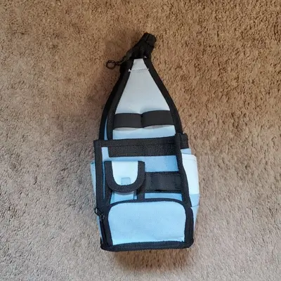 Tote-Ally Cool On-The-Go Craft Tote, Blue and Black