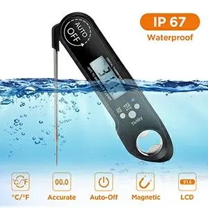 Waterproof Ultra-Fast Digital Food Thermometer with Backlight and Magnet photo 3