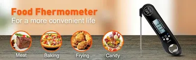 Waterproof Ultra-Fast Digital Food Thermometer with Backlight and Magnet photo 4
