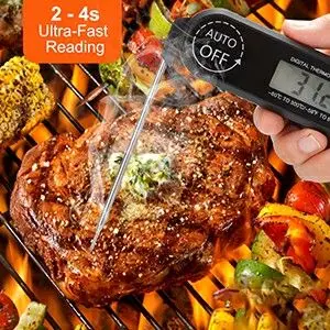 Waterproof Ultra-Fast Digital Food Thermometer with Backlight and Magnet photo 5