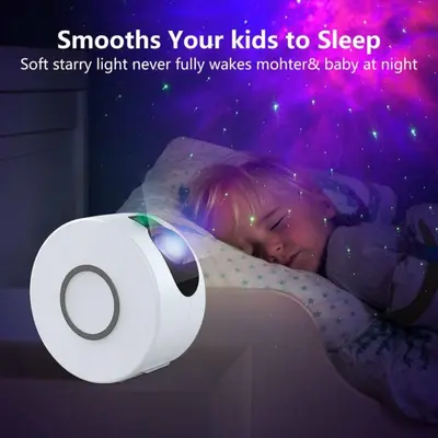 3-in-1 Starry Sky LED Projection Lamp with Stars and Moon photo 5