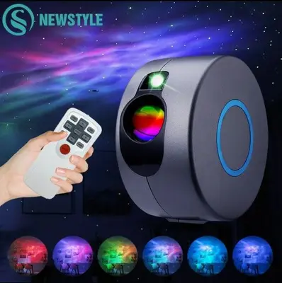 3-in-1 Starry Sky LED Projection Lamp with Stars and Moon photo 10