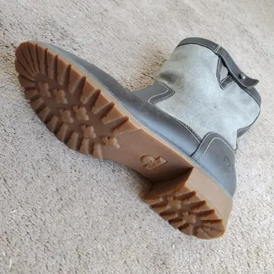 Timberland Women's Fabric and Distressed Leather Boots A1B94 photo 4