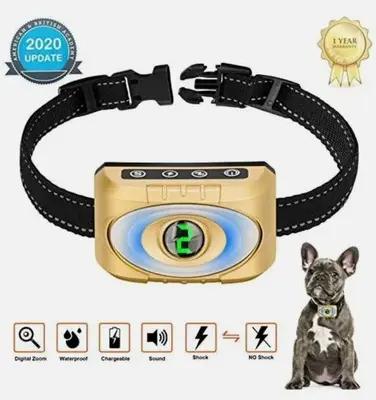 Bark Control Static Dog Collar with 4 Training Modes photo 6