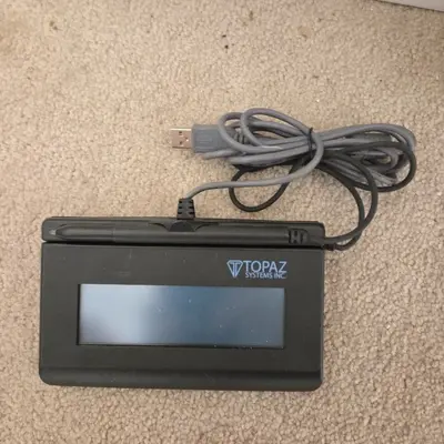 Topaz SignatureGem LCD 1x5 T-LBK462-H8B-R Signature Capture Pad photo 3