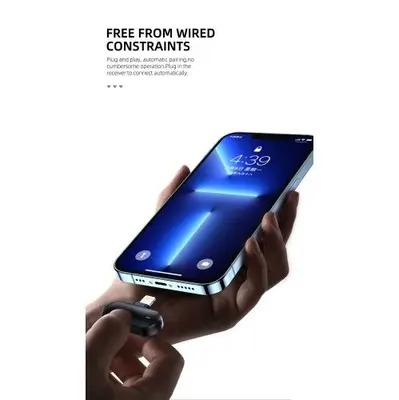 Dual Wireless Lavalier Microphones with Noise Reduction, USB-C/Lightning photo 10