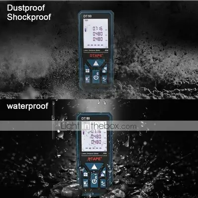 DTAPE DT50 2.0" Backlit LCD Laser Rangefinder Distance Meter photo 9