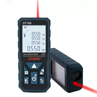 DTAPE DT50 2.0" Backlit LCD Laser Rangefinder Distance Meter photo 3