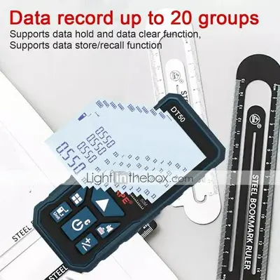 DTAPE DT50 2.0" Backlit LCD Laser Rangefinder Distance Meter photo 8