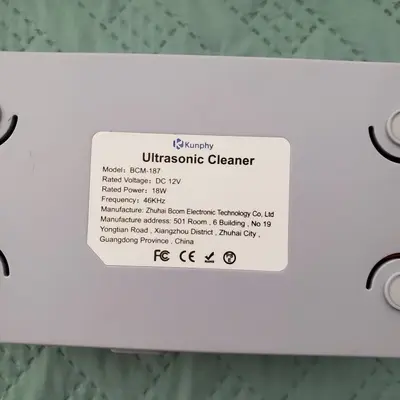 Mini Stainless Steel Ultrasonic Cleaner for Jewelry and Razors photo 2