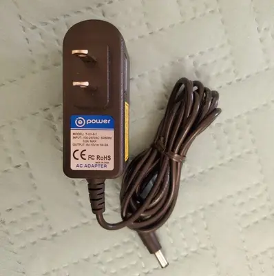 T-Power UV9-1 Portable AC Adapter, 8-10V 1-2A, 5.5 x 2.5 mm