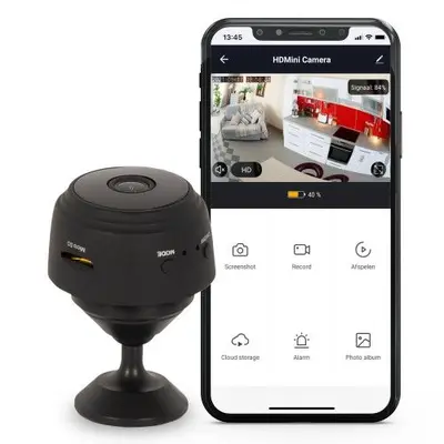 Wireless WiFi Mini Spy Camera with Rechargeable Battery photo 5