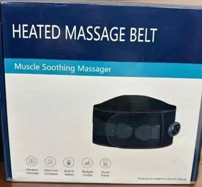 Cordless Heating Pad and Massager Back Support Belt photo 1
