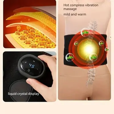 Cordless Heating Pad and Massager Back Support Belt photo 4