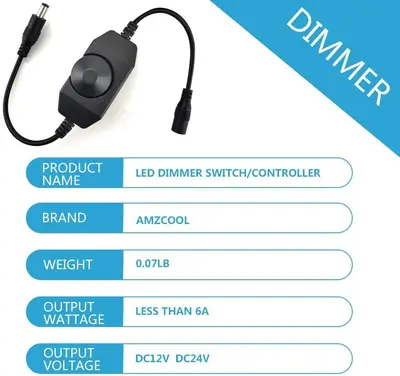 Stepless LED Strip Light Dimmer Switch photo 7