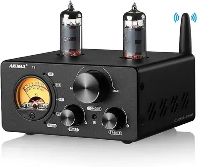 AIYIMA T9 100W x2 Bluetooth Class D Tube Stereo Amplifier photo 2