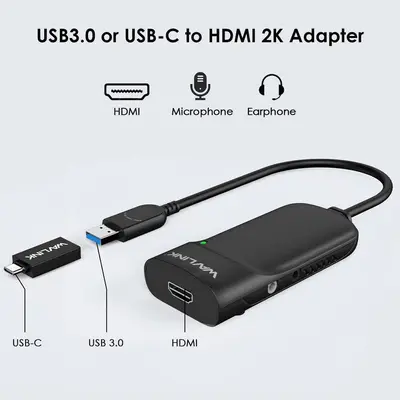 Wavlink USB 3.0 to HDMI Adapter with Audio, DisplayLink, Up to 6 Displays photo 3