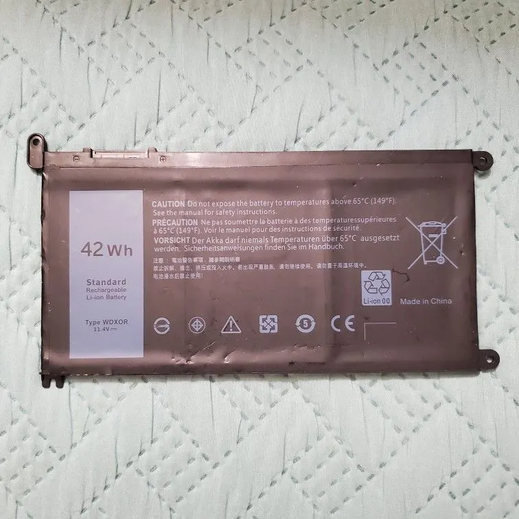 WDXOR 42Wh 11.4V Battery for Dell Inspiron 13 and 15 Series