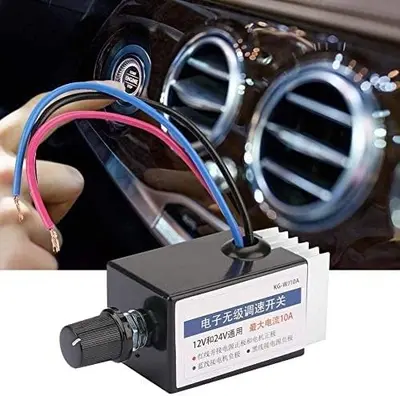 DC 12V/24V Universal Motor Speed Controller for Fans and Heaters photo 4