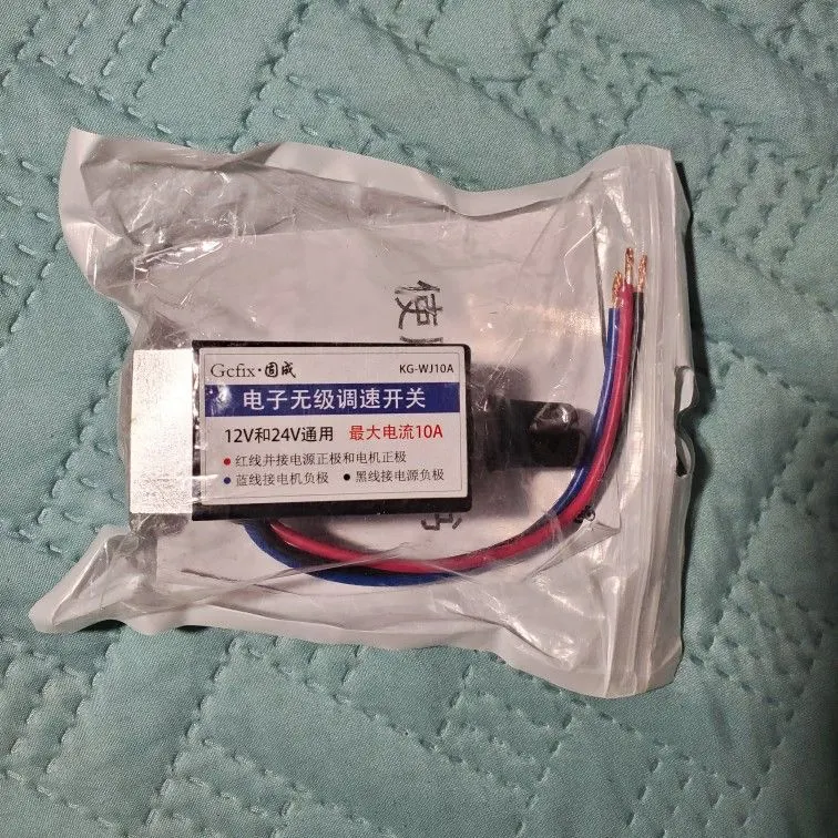 DC 12V/24V Universal Motor Speed Controller for Fans and Heaters