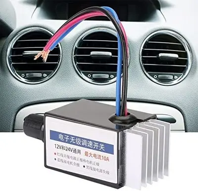 DC 12V/24V Universal Motor Speed Controller for Fans and Heaters photo 3