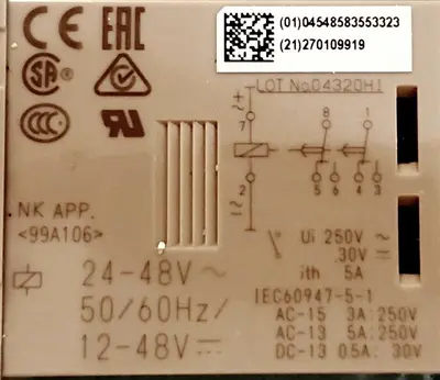 OMRON H3CR-A8 Multifunction Timer, AC24-48/DC12-48 photo 5