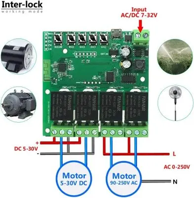 4-Channel WiFi Smart Switch Relay Module, Tuya/Smart Life photo 6