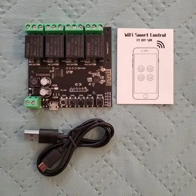 4-Channel WiFi Smart Switch Relay Module, Tuya/Smart Life photo 2