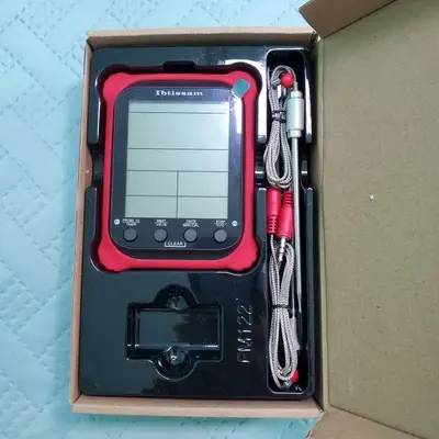 Dual-Probe Digital Grill and Meat Thermometer with Timer, 3.6" LCD photo 1