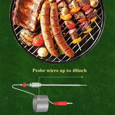 Dual-Probe Digital Grill and Meat Thermometer with Timer, 3.6" LCD photo 8