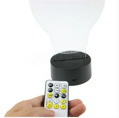 Remote for 16-Color Dimmable 3D Night Light Touch Lamp photo 4