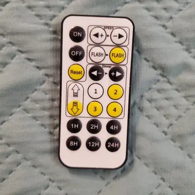 Remote for 16-Color Dimmable 3D Night Light Touch Lamp