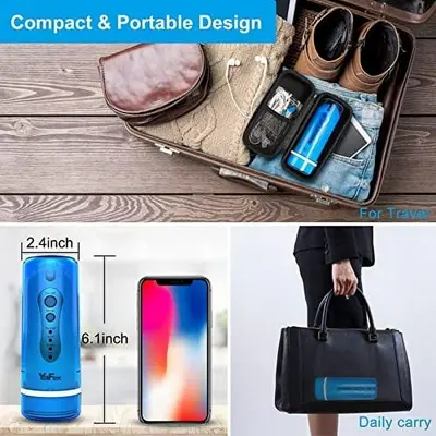 YaFex Cordless Portable Water Flosser with Case, 5 Jets photo 4