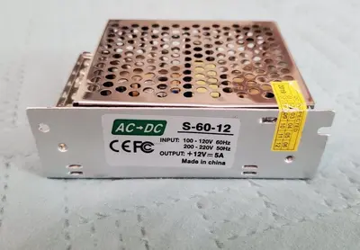 S-60-12 60W 12V 5A LED Strip Driver Power Supply photo 2