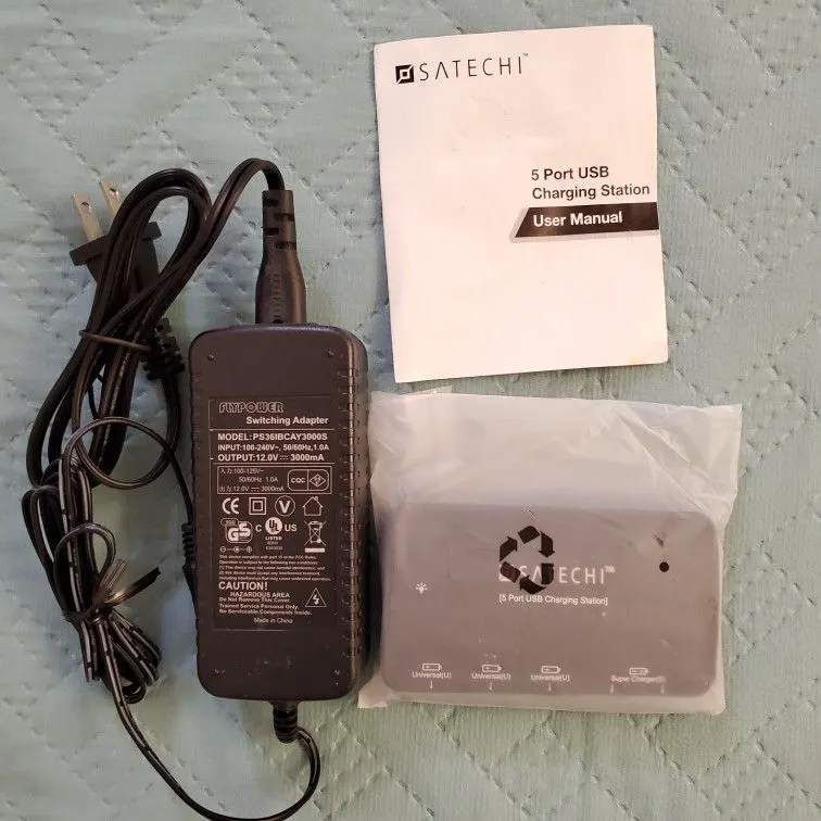 Satechi 5-Port USB Charging Station with Power Adapter