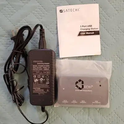 Satechi 5-Port USB Charging Station with Power Adapter