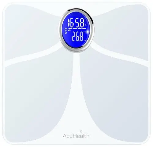 AcuHealth Bluetooth Body Fat Scale and Fitness Analyzer
