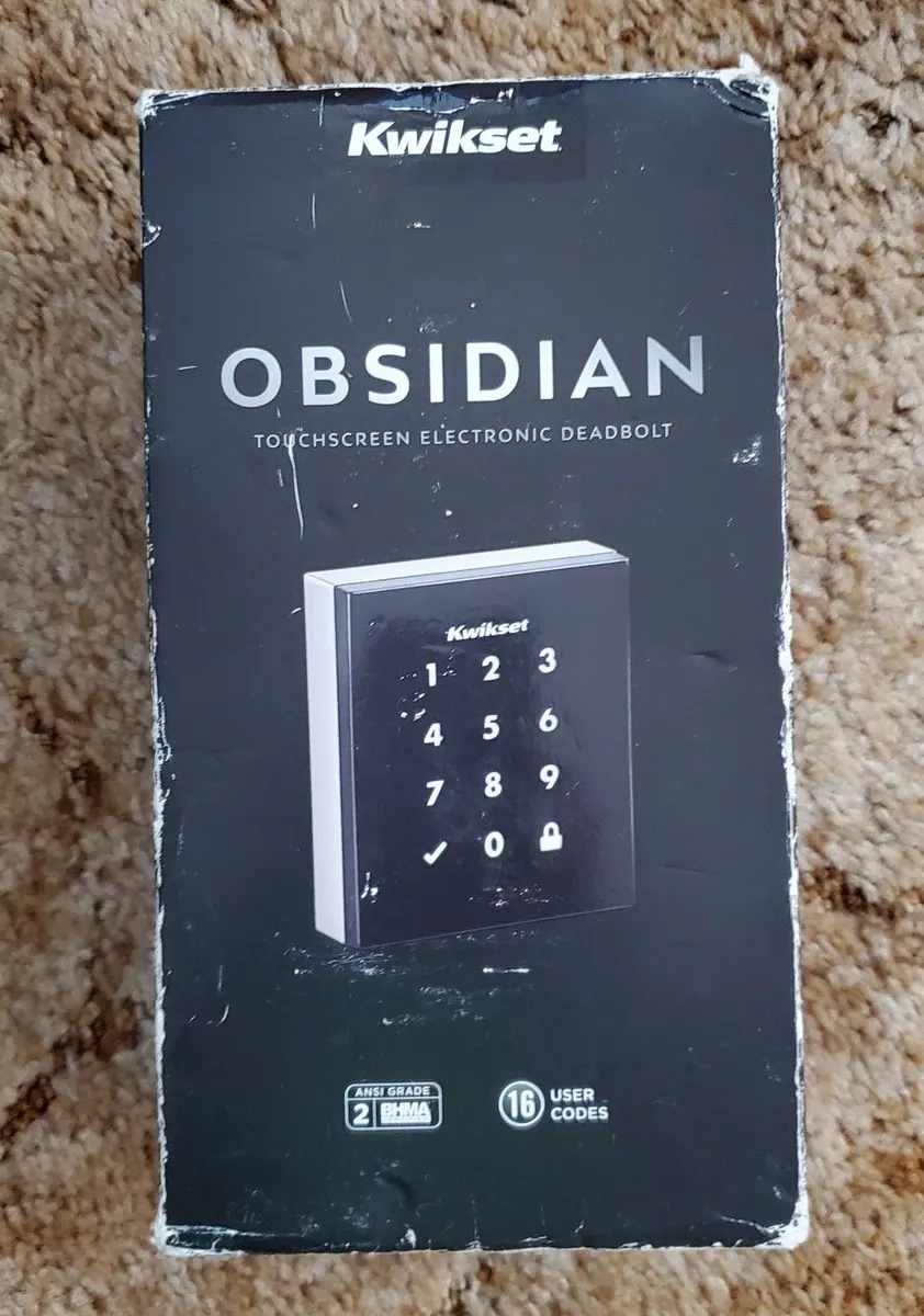 Kwikset 99540-002 Obsidian Z-Wave Touchscreen Electronic Deadbolt