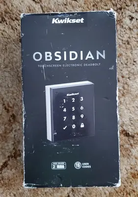 Kwikset 99540-002 Obsidian Z-Wave Touchscreen Electronic Deadbolt
