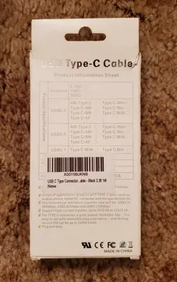 USB Type-C Cable, 3.3 ft photo 2