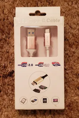 USB Type-C Cable, 3.3 ft
