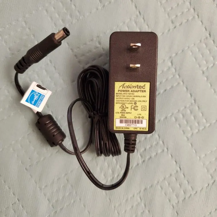 Original Actiontec STD-10016U Power Adapter, 10V 1.6A