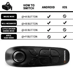 Bluetooth Remote for VR Headsets, Android and iPhone photo 2