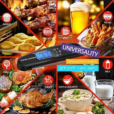 Powlaken Instant-Read Digital Food Thermometer for Grill photo 6